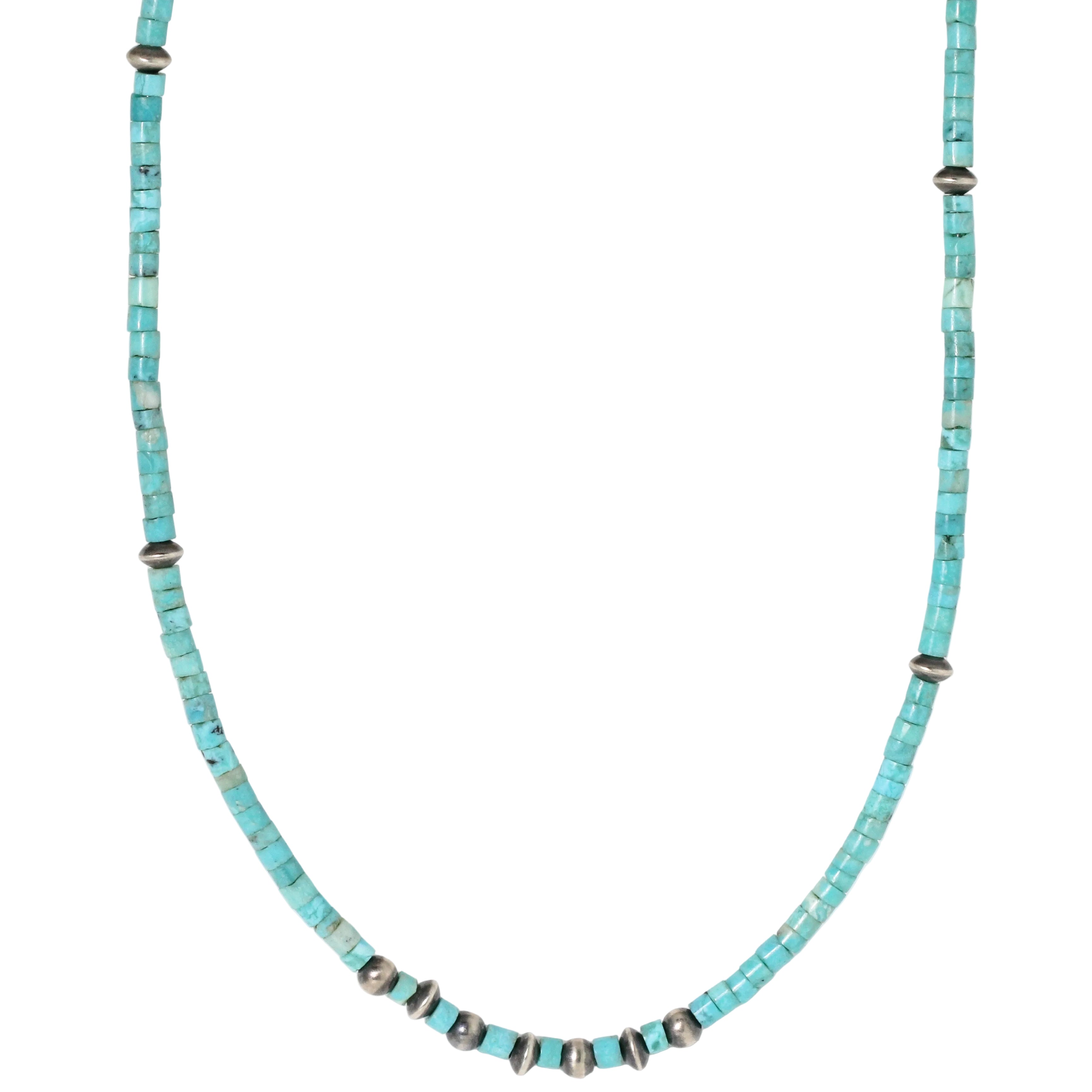 Mini Heishi Turquoise Necklace