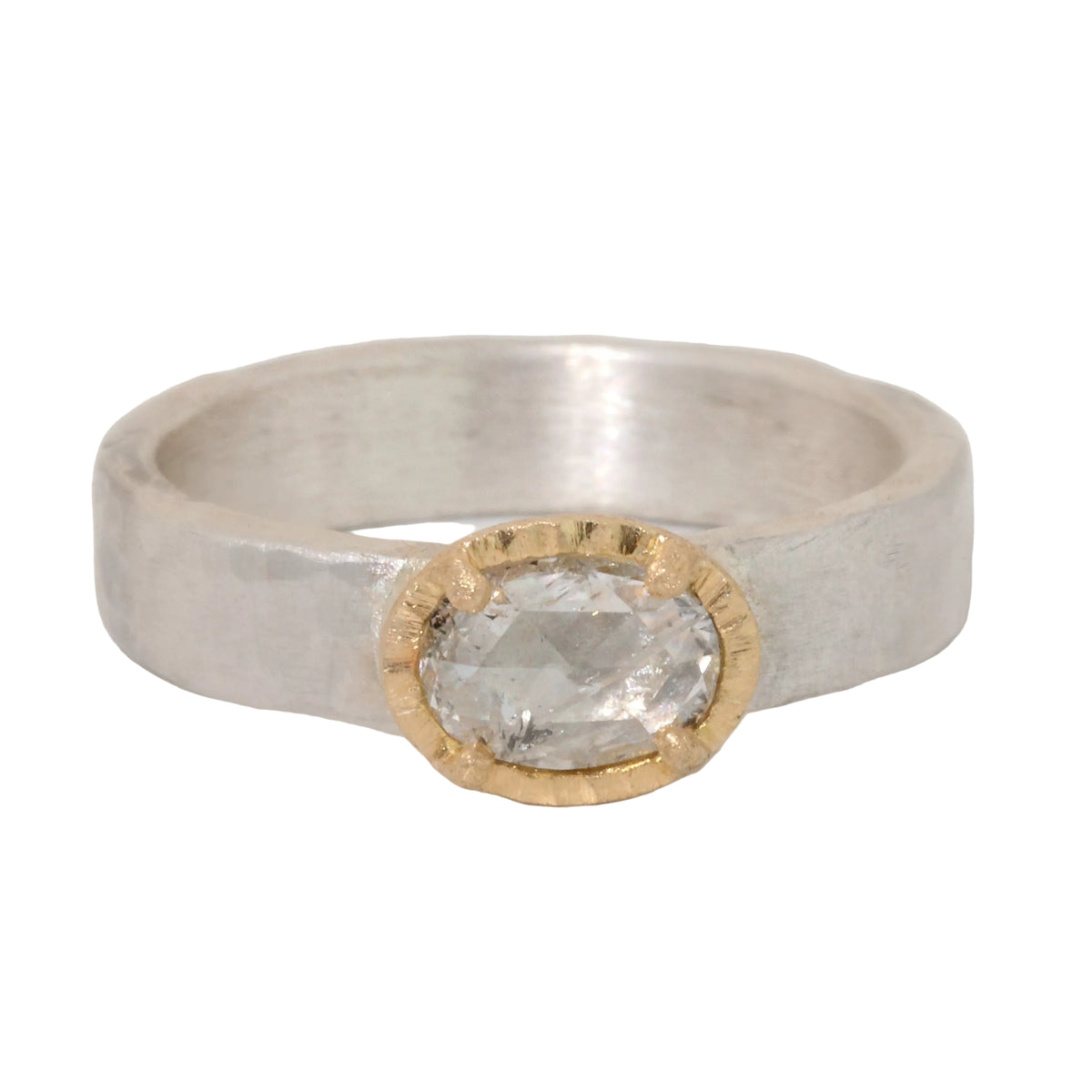 .54ct Rosecut Oval Diamond Ring