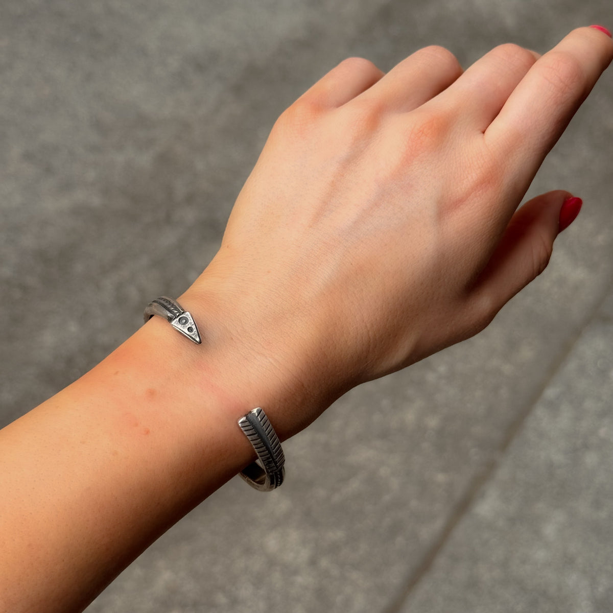 Falcon Arrow Cuff Bracelet