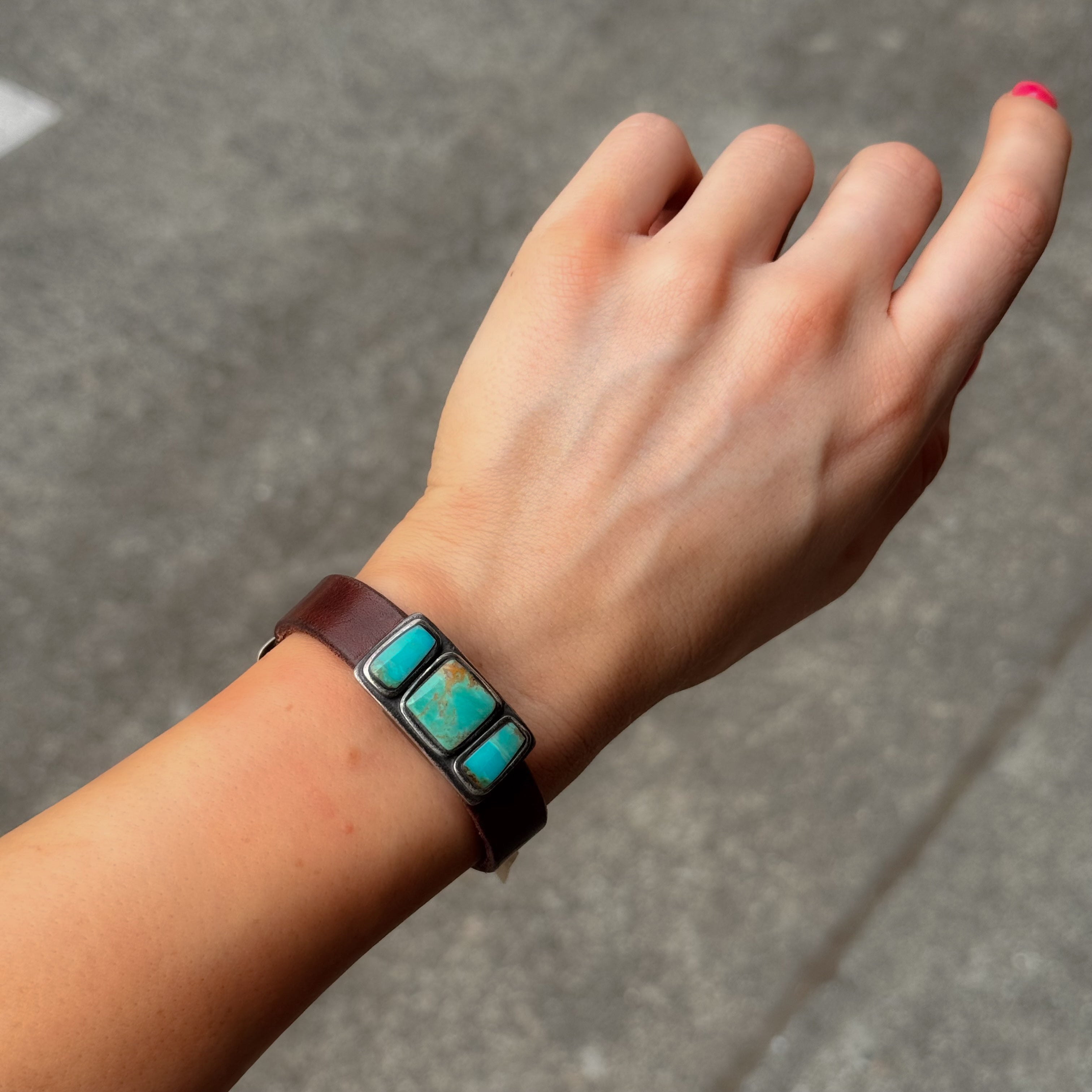 Turquoise Buckle Bracelet