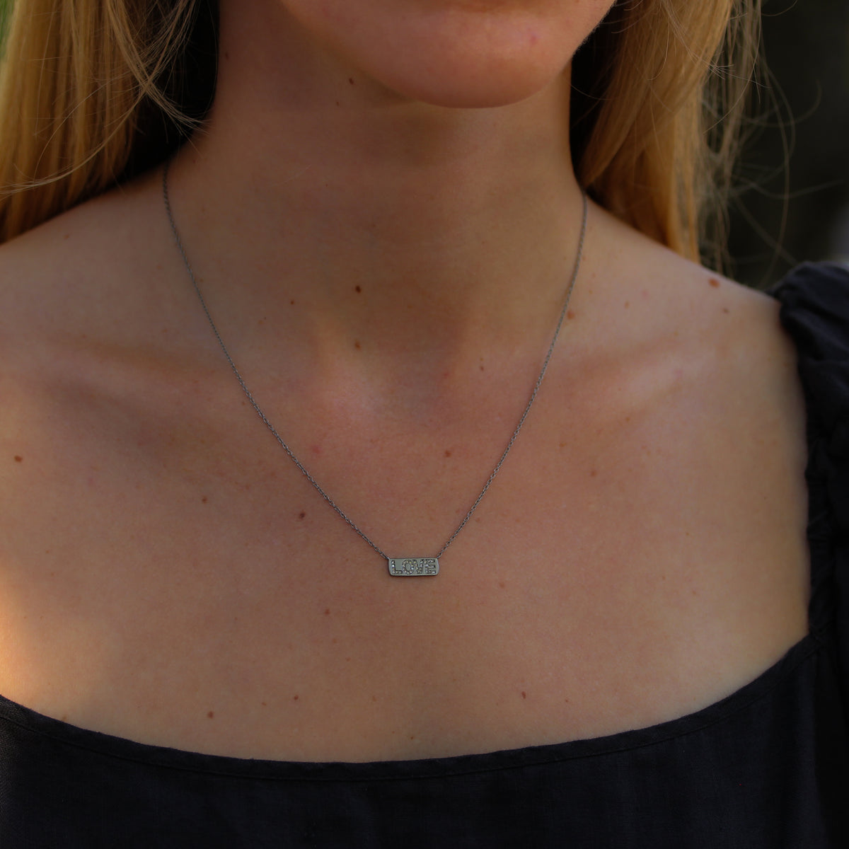 Diamond LOVE Necklace