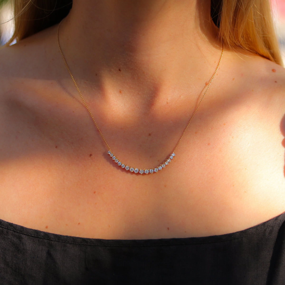 Graduating Diamond Necklace