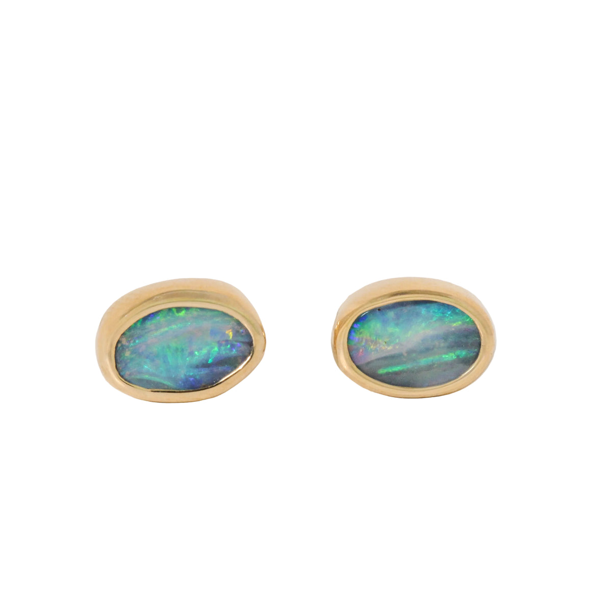 Boulder Opal Stud Earrings