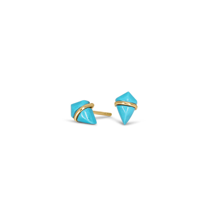 Turquoise Kite Stud Earrings