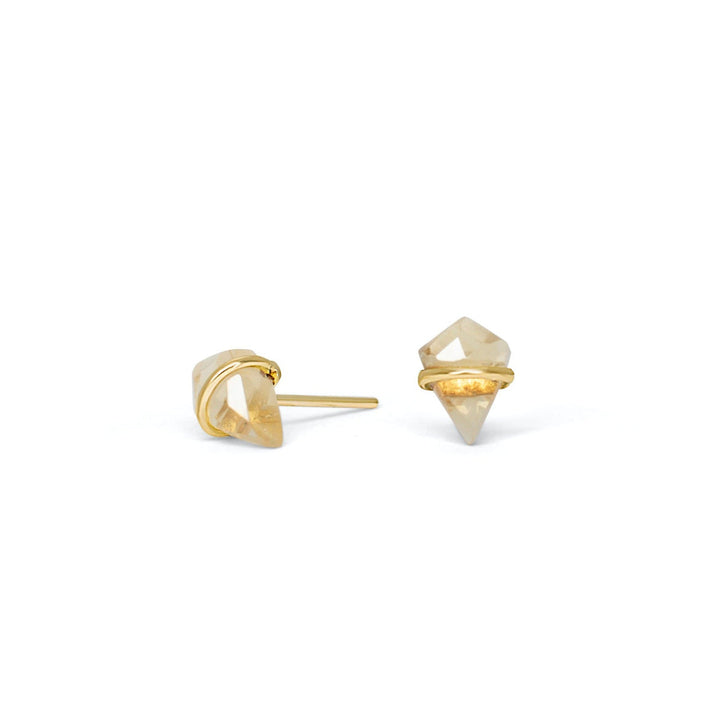 Citrine Kite Stud Earrings