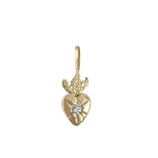 Sacred Heart Charm Pendant