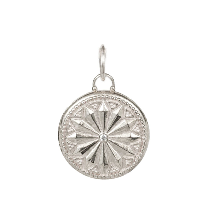 Sun Lotus Locket Charm