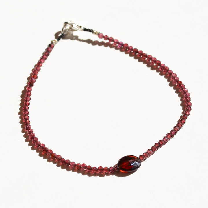 Garnet + Garnet Bracelet No.19