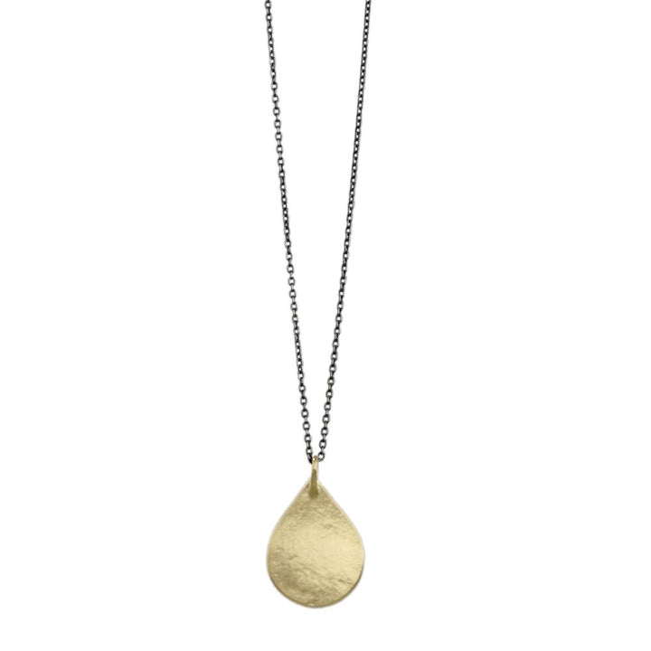 Small Parchment Drop Necklace