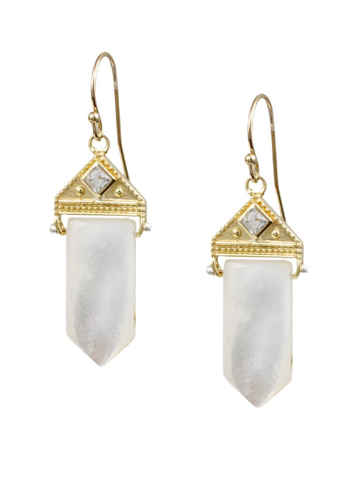 Neptune Mother of Pearl Earrings