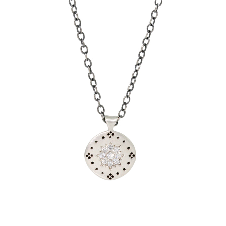 Diamond Cluster Necklace