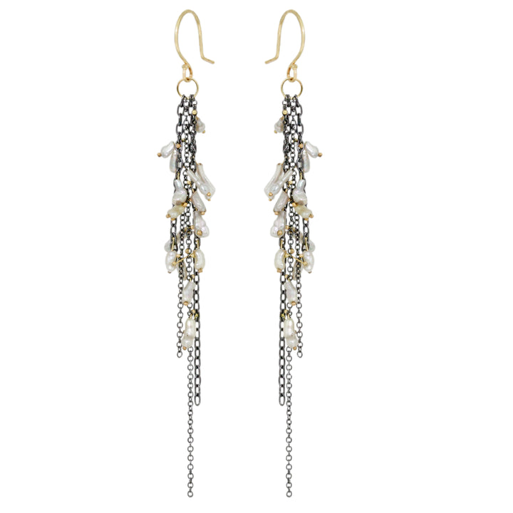 Pearl Fringe Earrings