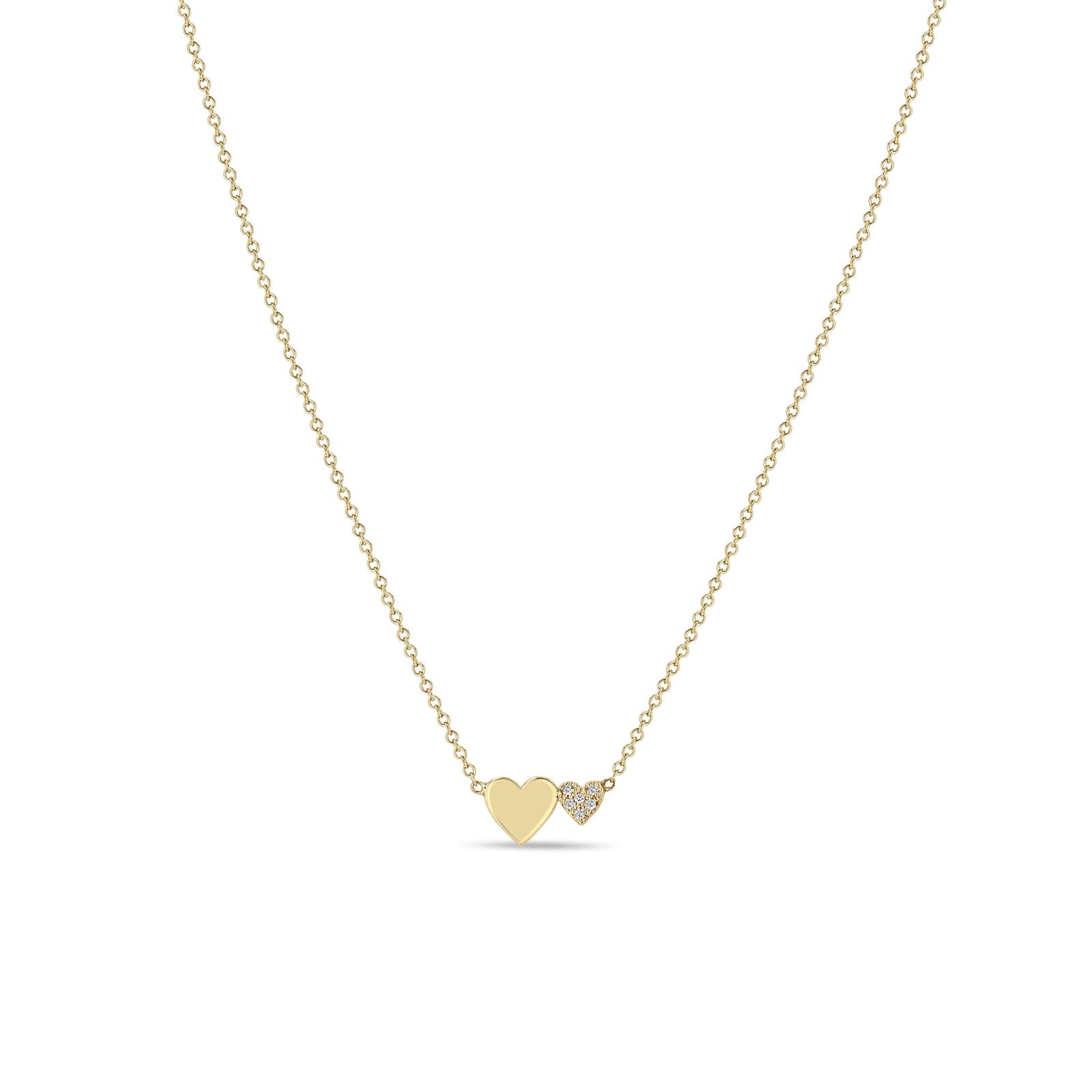 Double Heart Necklace