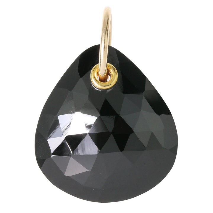 Large Black Spinel Maggie Charm