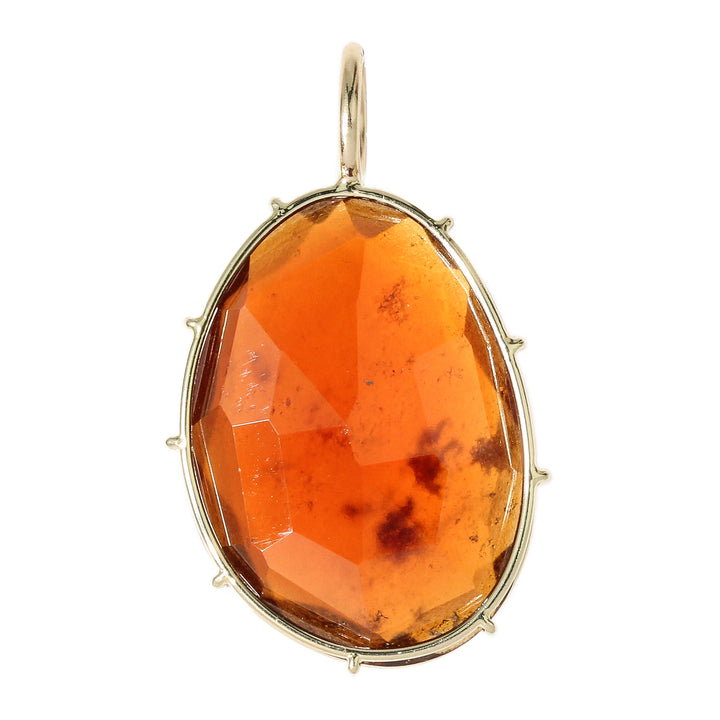 Medium Hessonite Garnet Harriet Charm