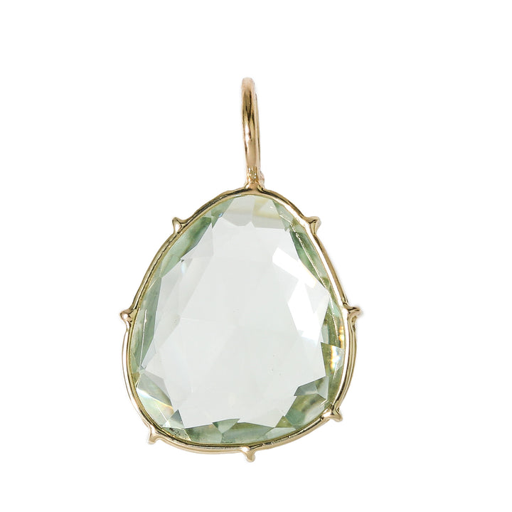 Medium Green Amethyst Harriet Charm