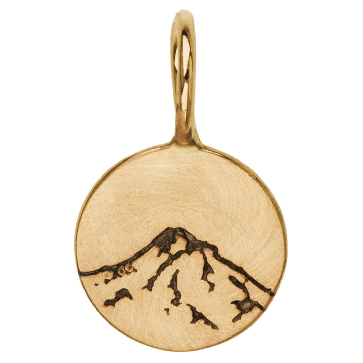 Mini Round Mt Hood Charm