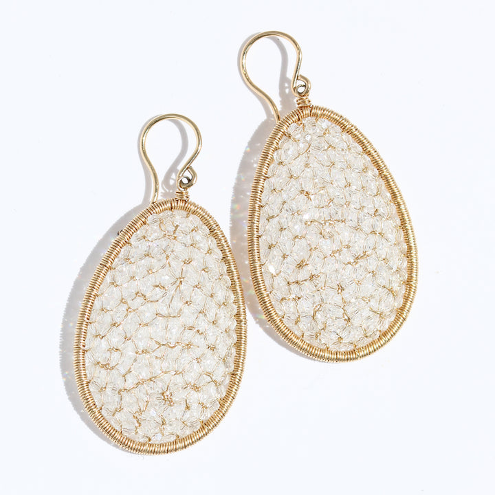 Large Oval Mosaic Earrings