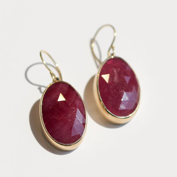 Indian Ruby Earrings