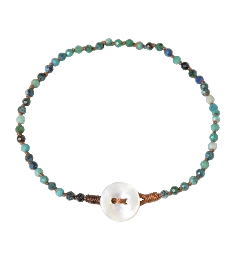 Lena-skadegard-chrysocolla-beaded-bracelet