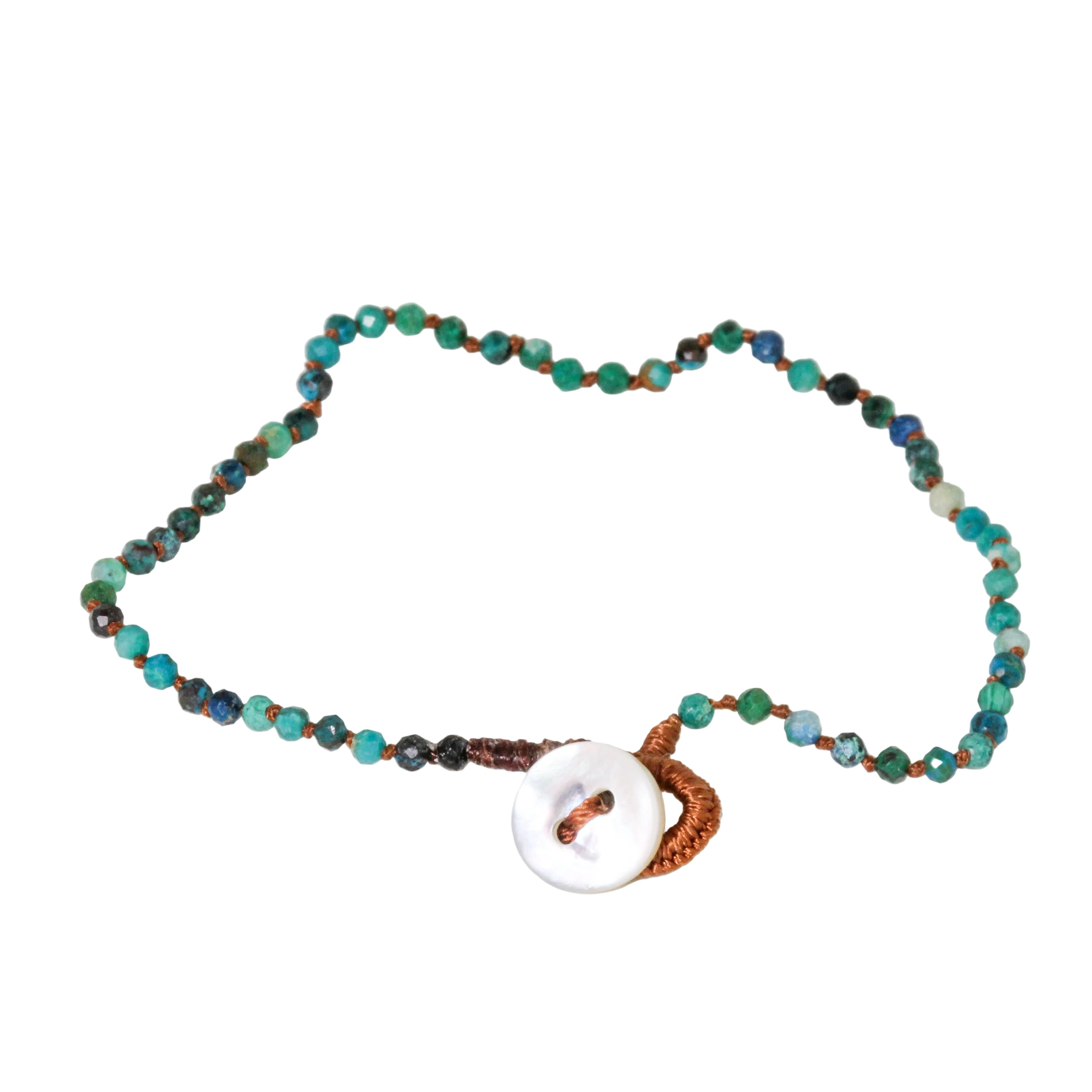 Lena-skadegard-chrysocolla-beaded-bracelet