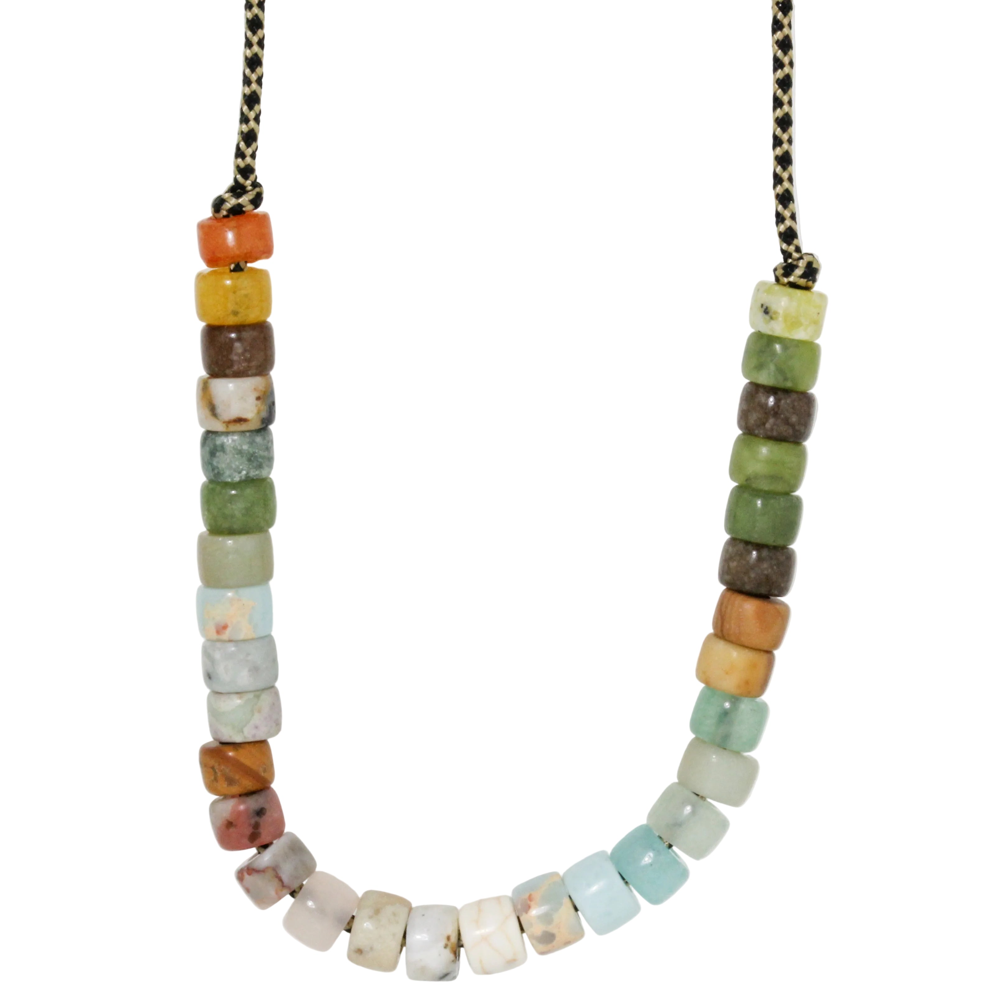 Lena-skadegard-trade-bead-paracord-necklace-muted