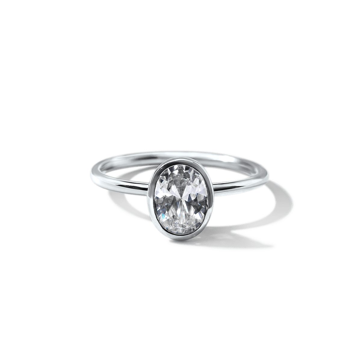 Bezel Engagement Ring