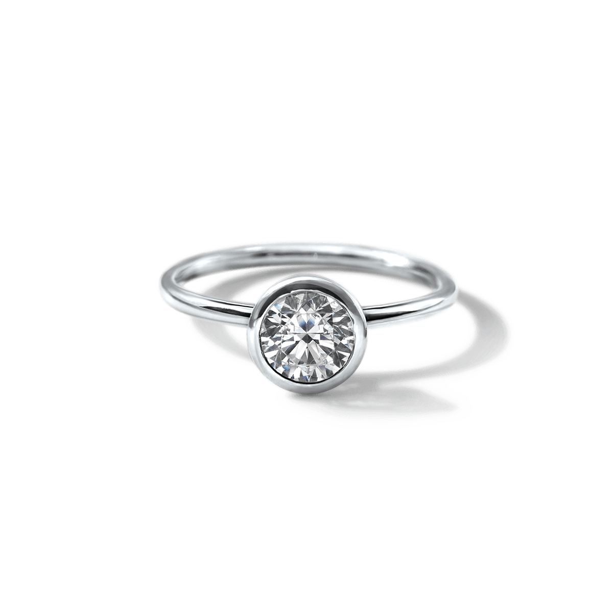 Bezel Engagement Ring
