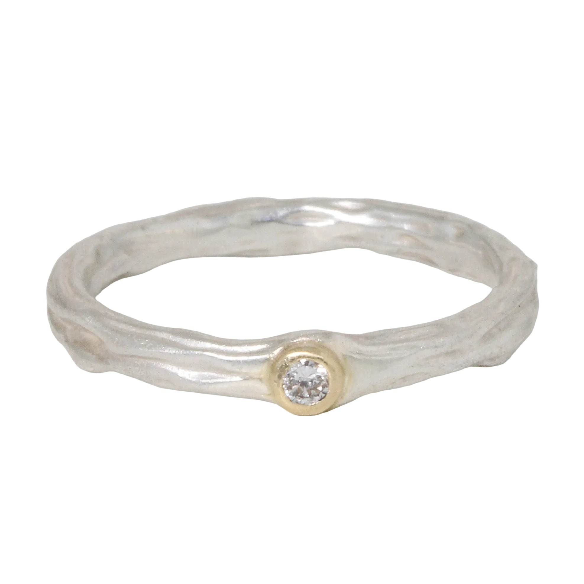 Diamond Driftwood Band Ring