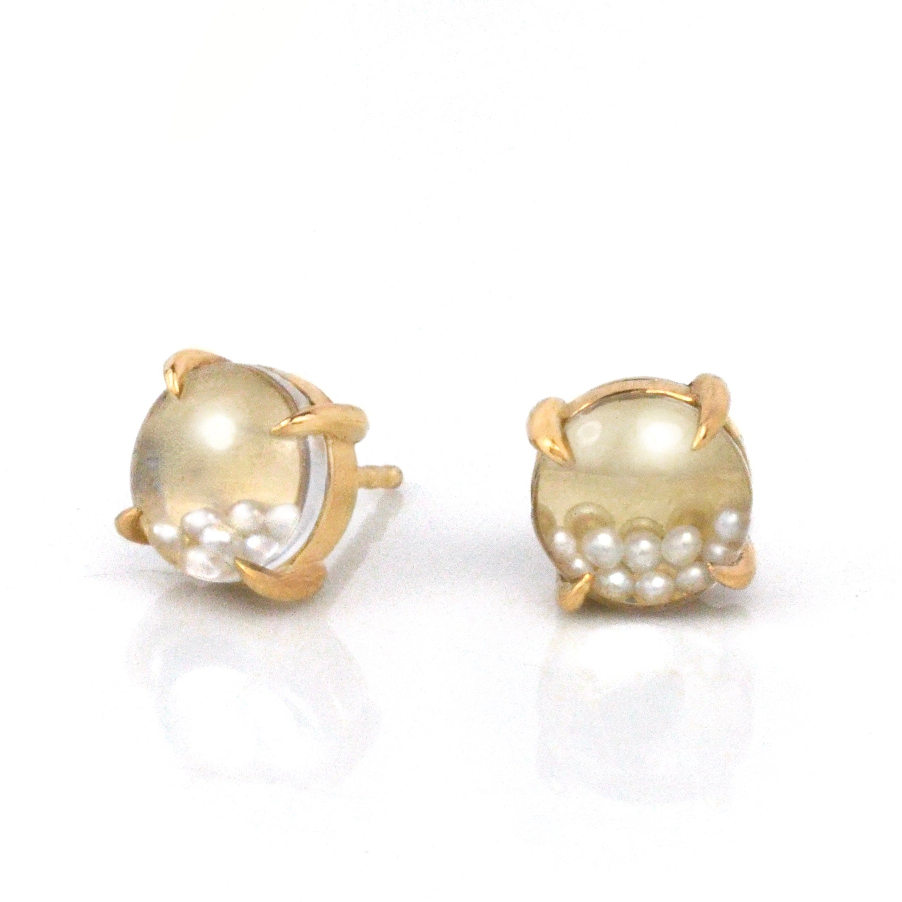 Pearl Shaker Stud Earrings