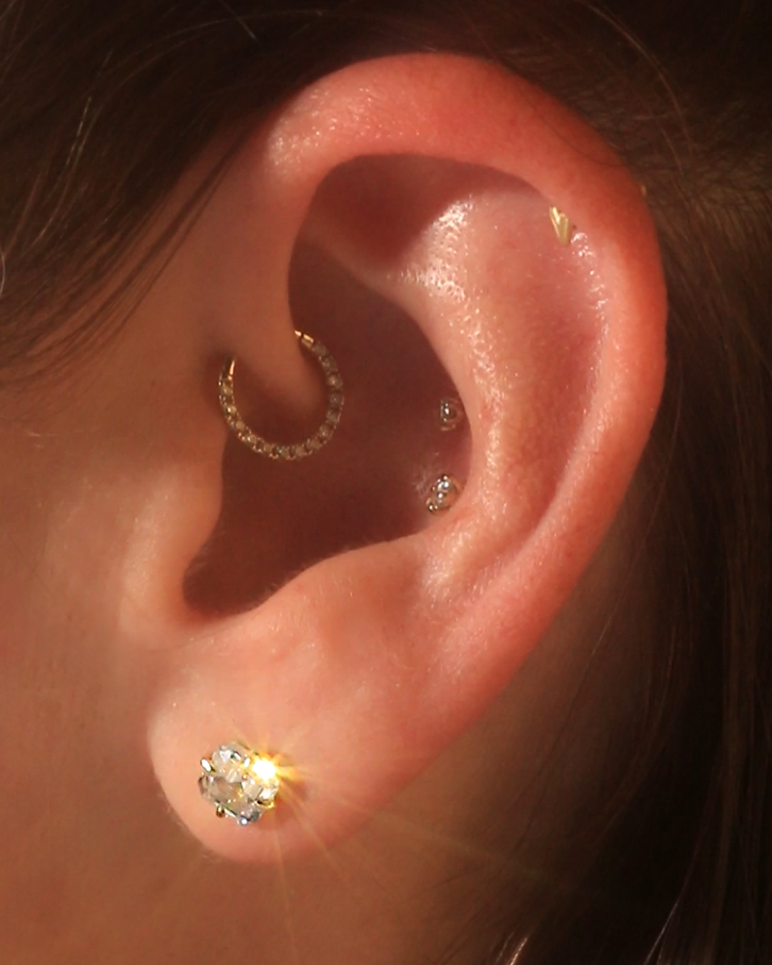 Asscher Diamond Stud Earrings