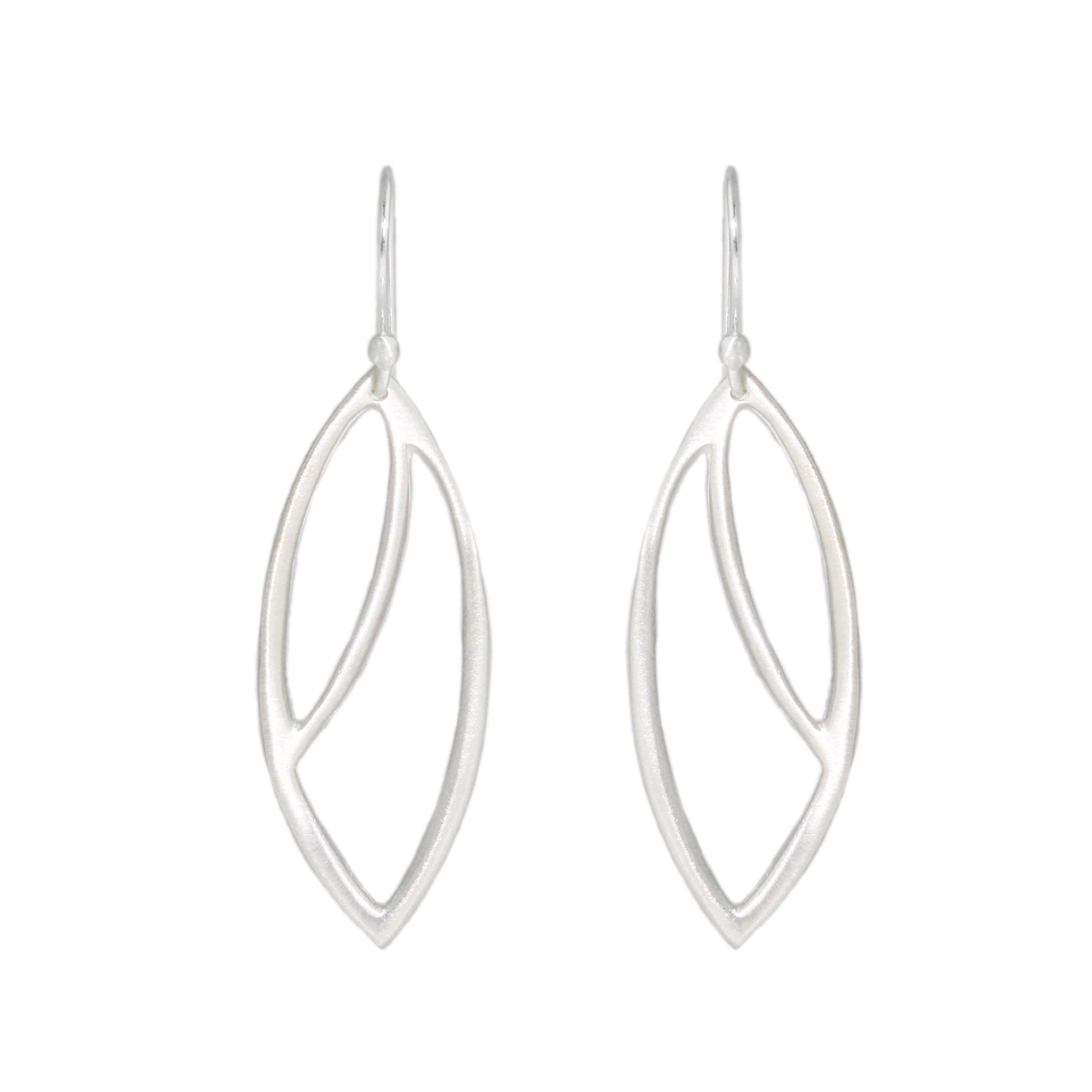 Asymmetrical Leaf Earrings-Philippa Roberts