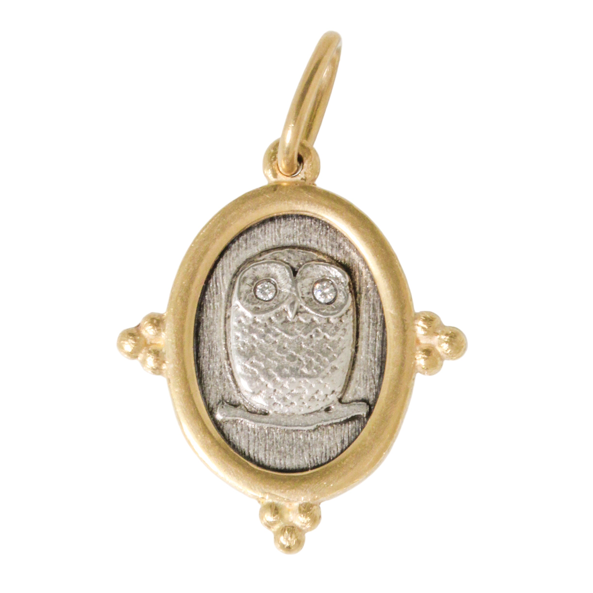 Baby Owl + North Star Charm-Erica Molinari
