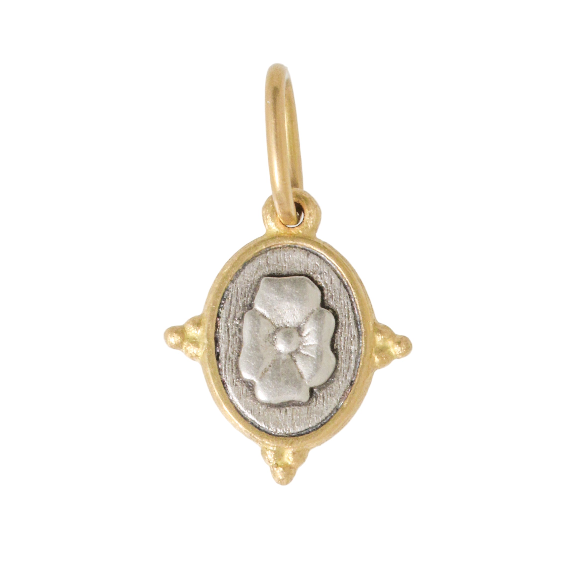 Baby Skull + Flower Charm-Erica Molinari