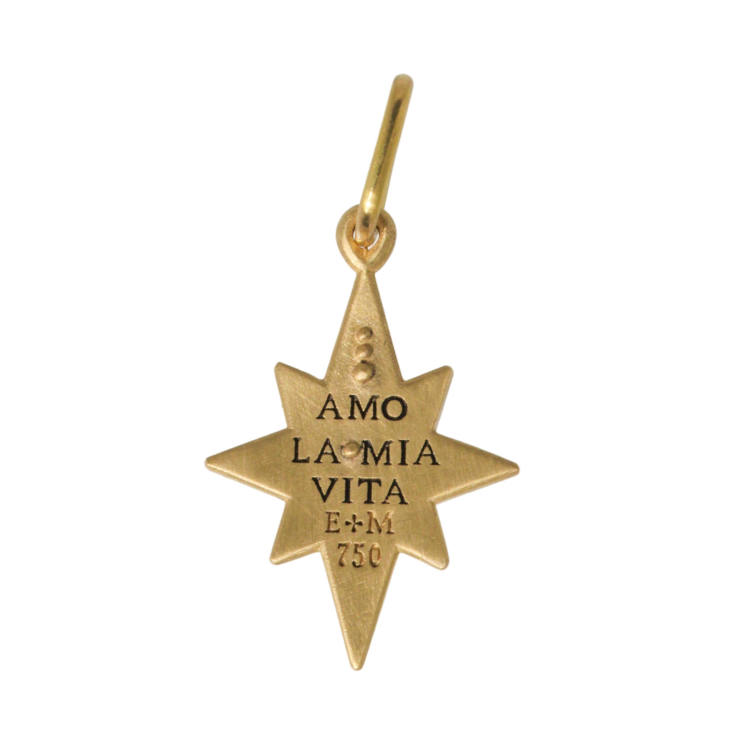 Baby Star Baguette Diamond Charm-Erica Molinari
