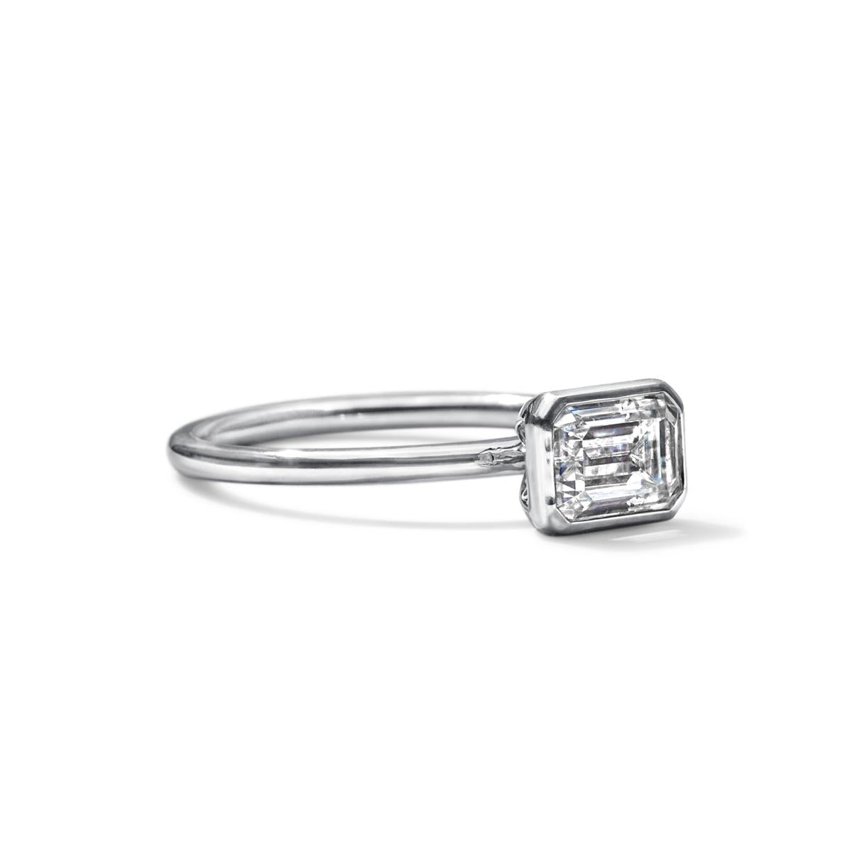 Bezel Engagement Ring-Unbridaled Collective