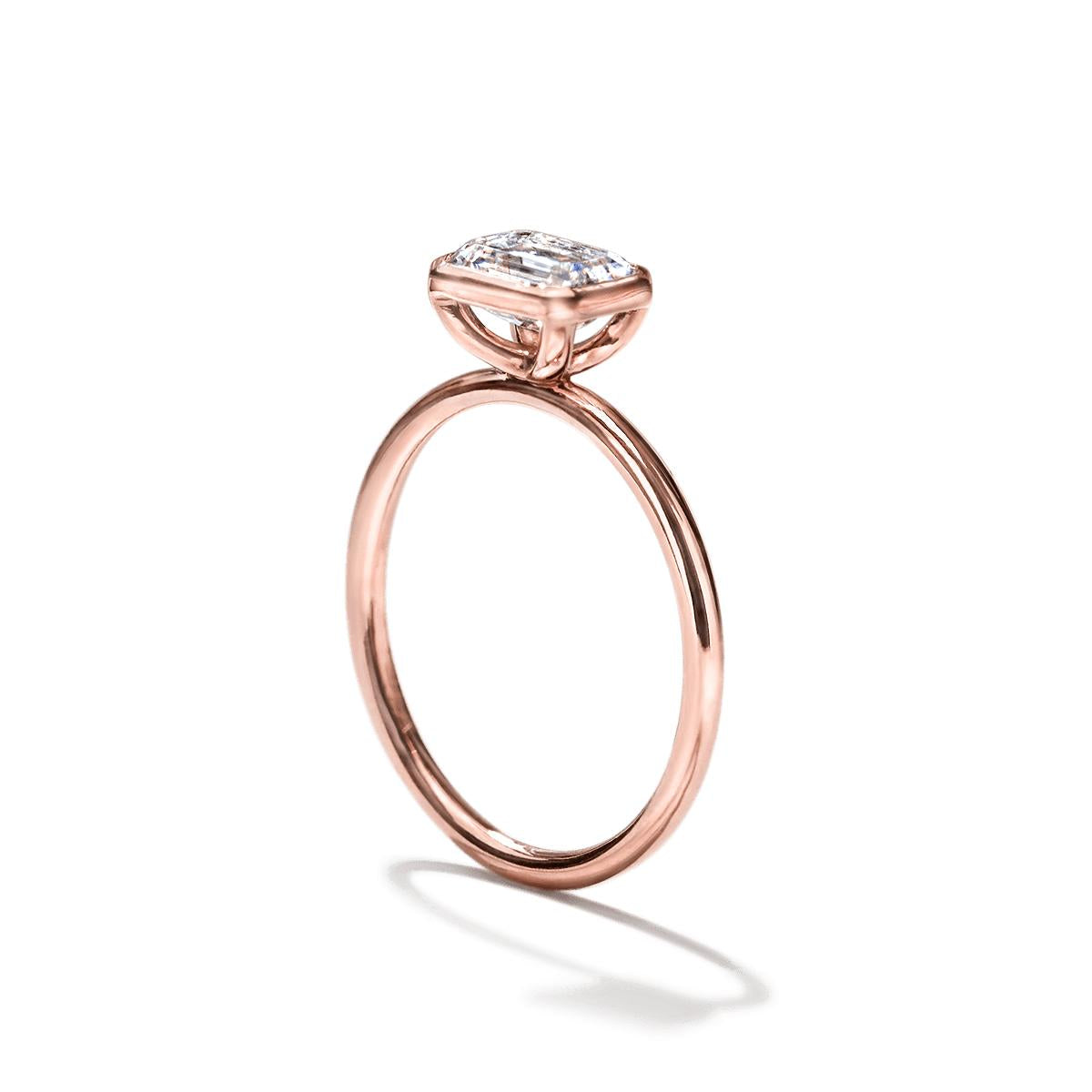 Bezel Engagement Ring-Unbridaled Collective