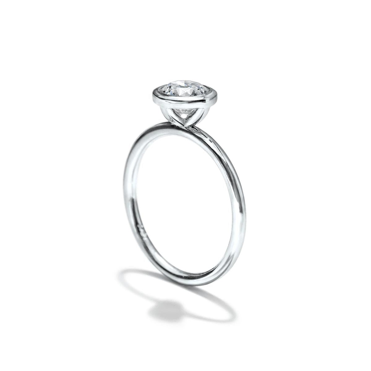 Bezel Engagement Ring-Unbridaled Collective