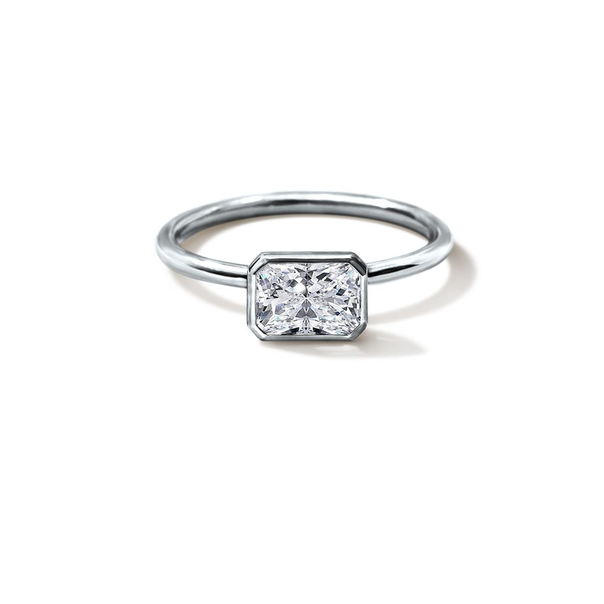 Bezel Engagement Ring-Unbridaled Collective