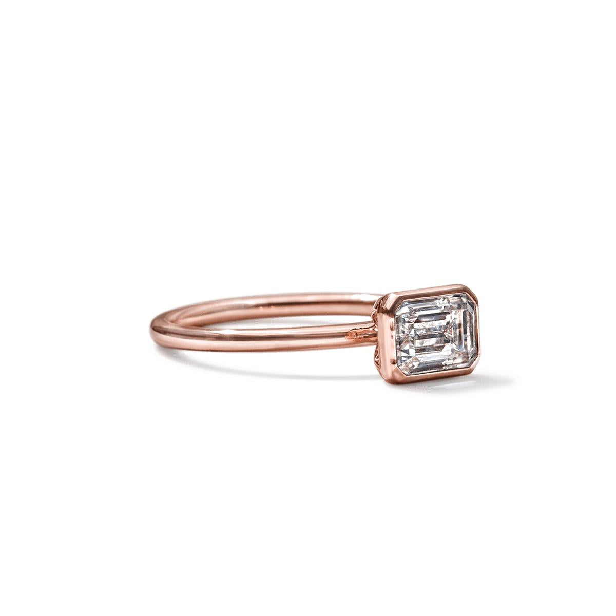 Bezel Engagement Ring-Unbridaled Collective