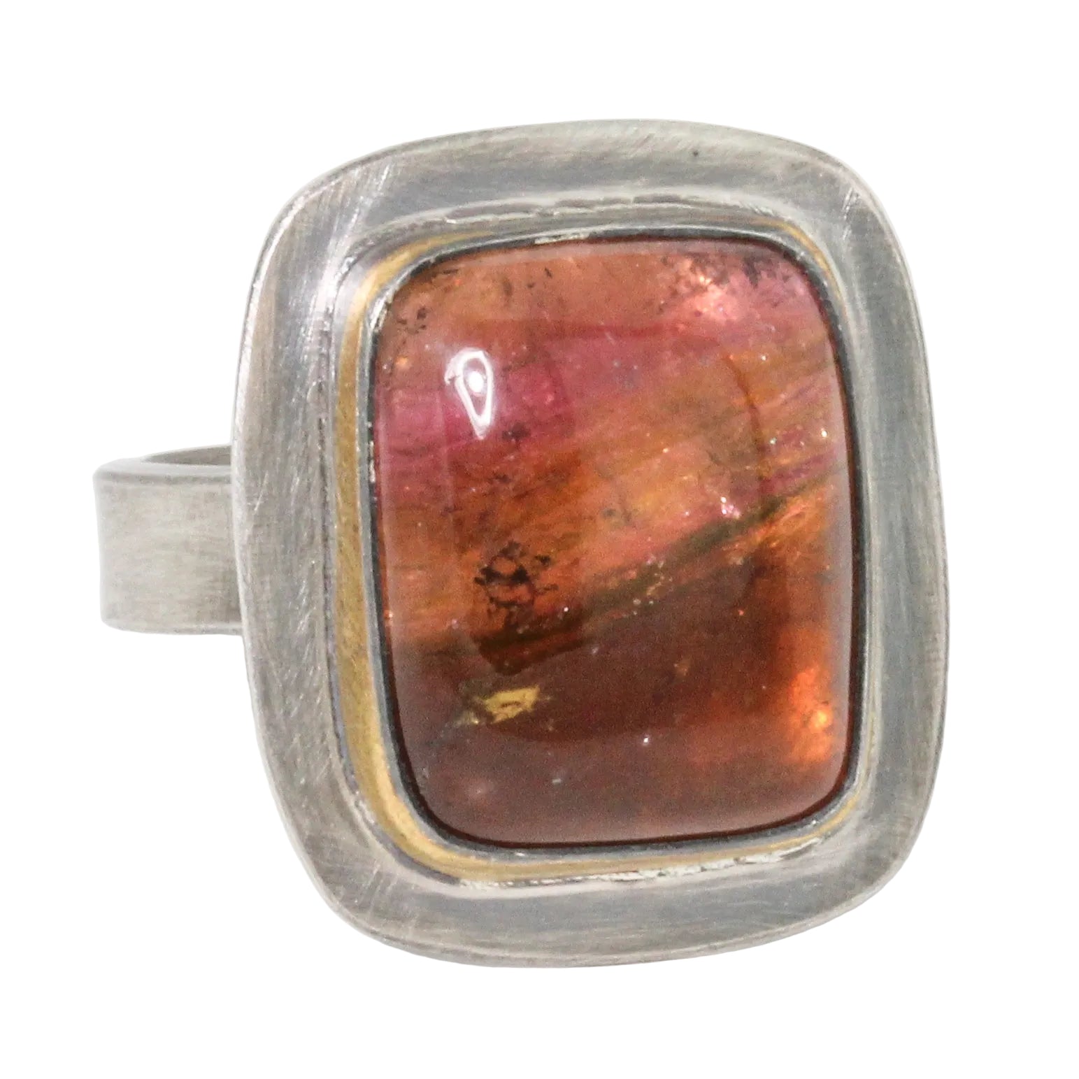 Cabochon Pink Tourmaline Ring-Austin Titus