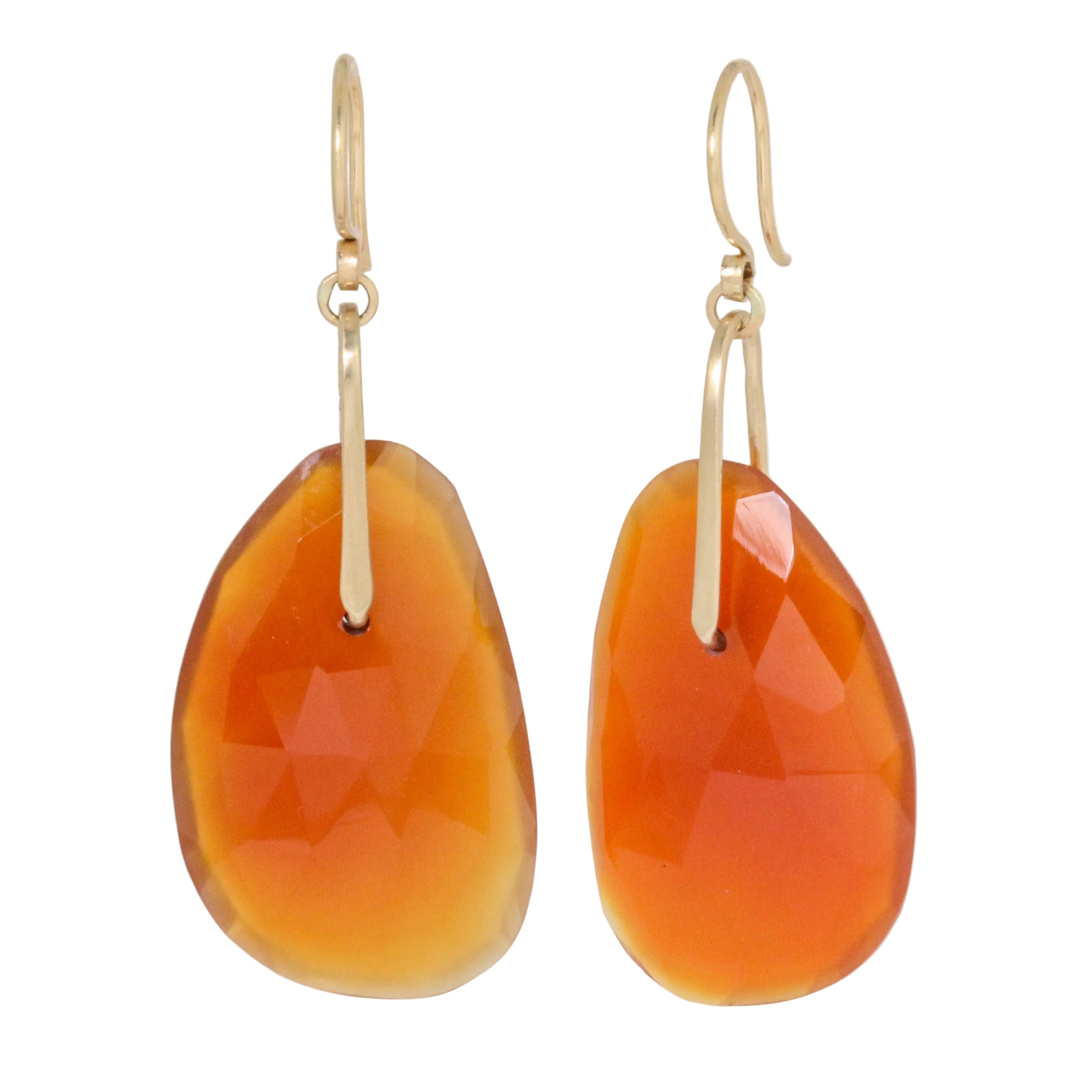 Carnelian Drop Earrings-Dana Kellin Fine
