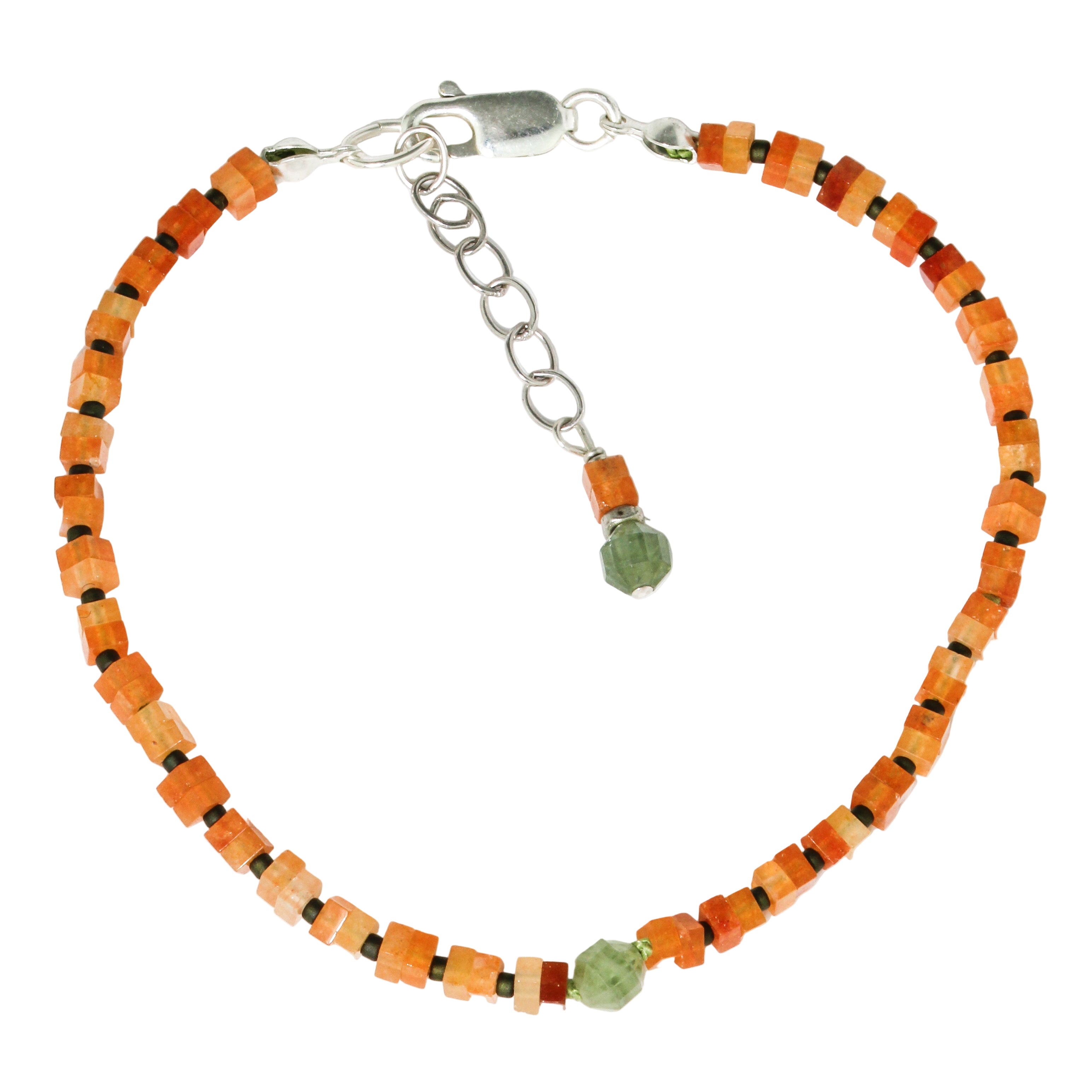 Carnelian + Tourmaline Bracelet-Southwest