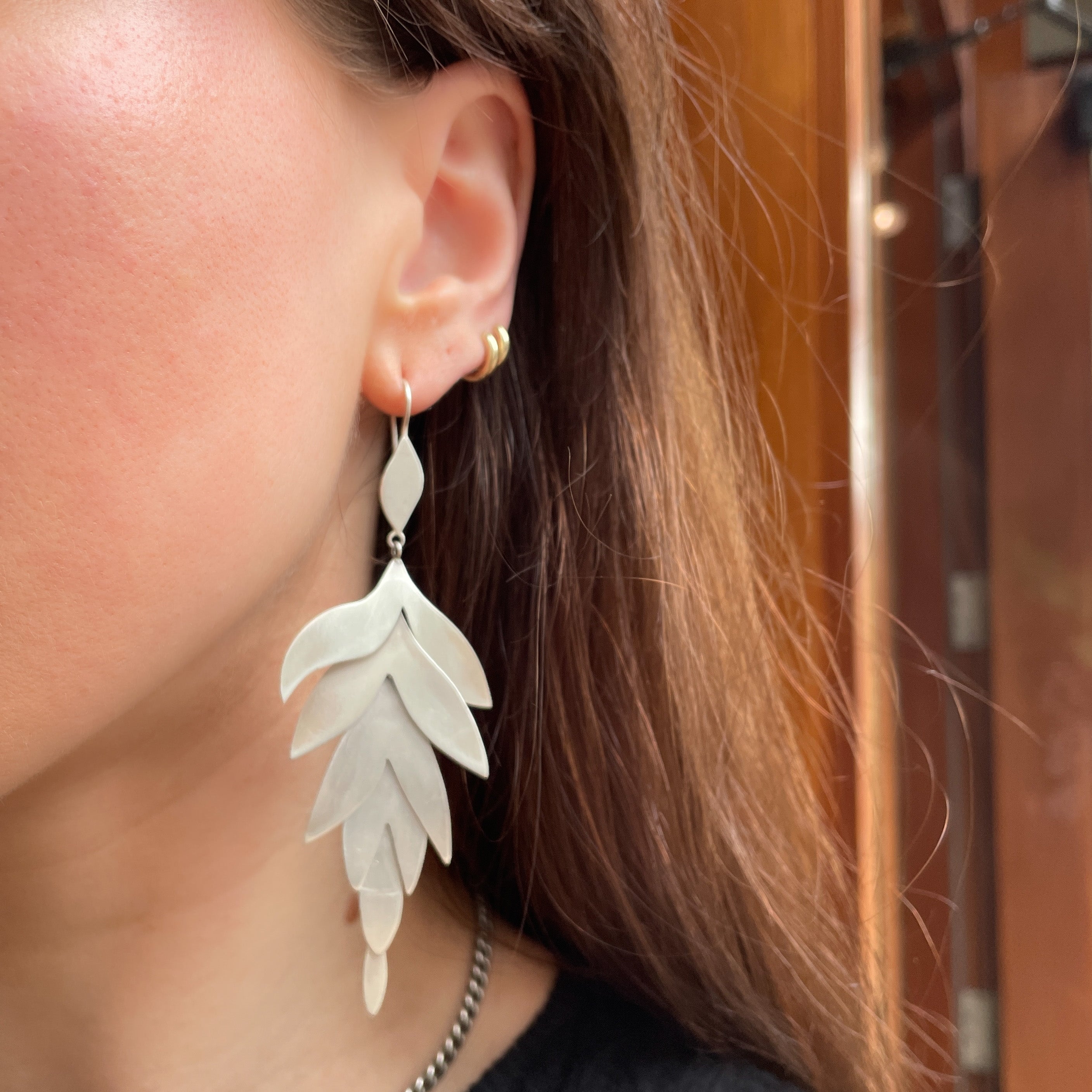 Cascading Petal Earrings-Jane Diaz