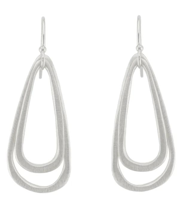 Double Teardrop Earrings-Philippa Roberts