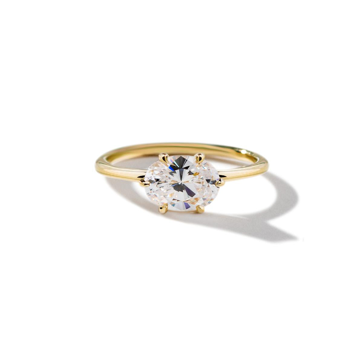 East-West Pixie Engagement Ring-Unbridaled Collective