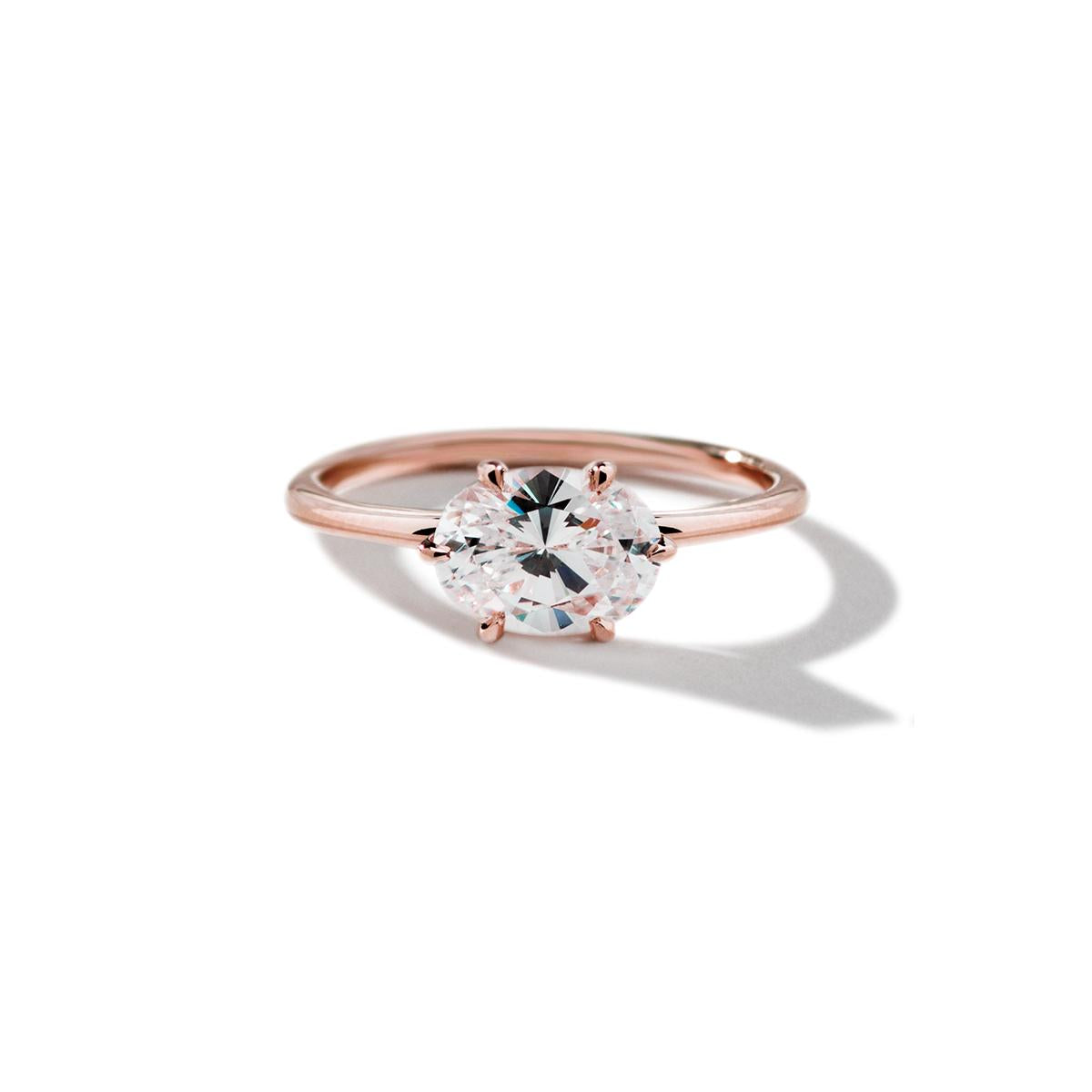 East-West Pixie Engagement Ring-Unbridaled Collective