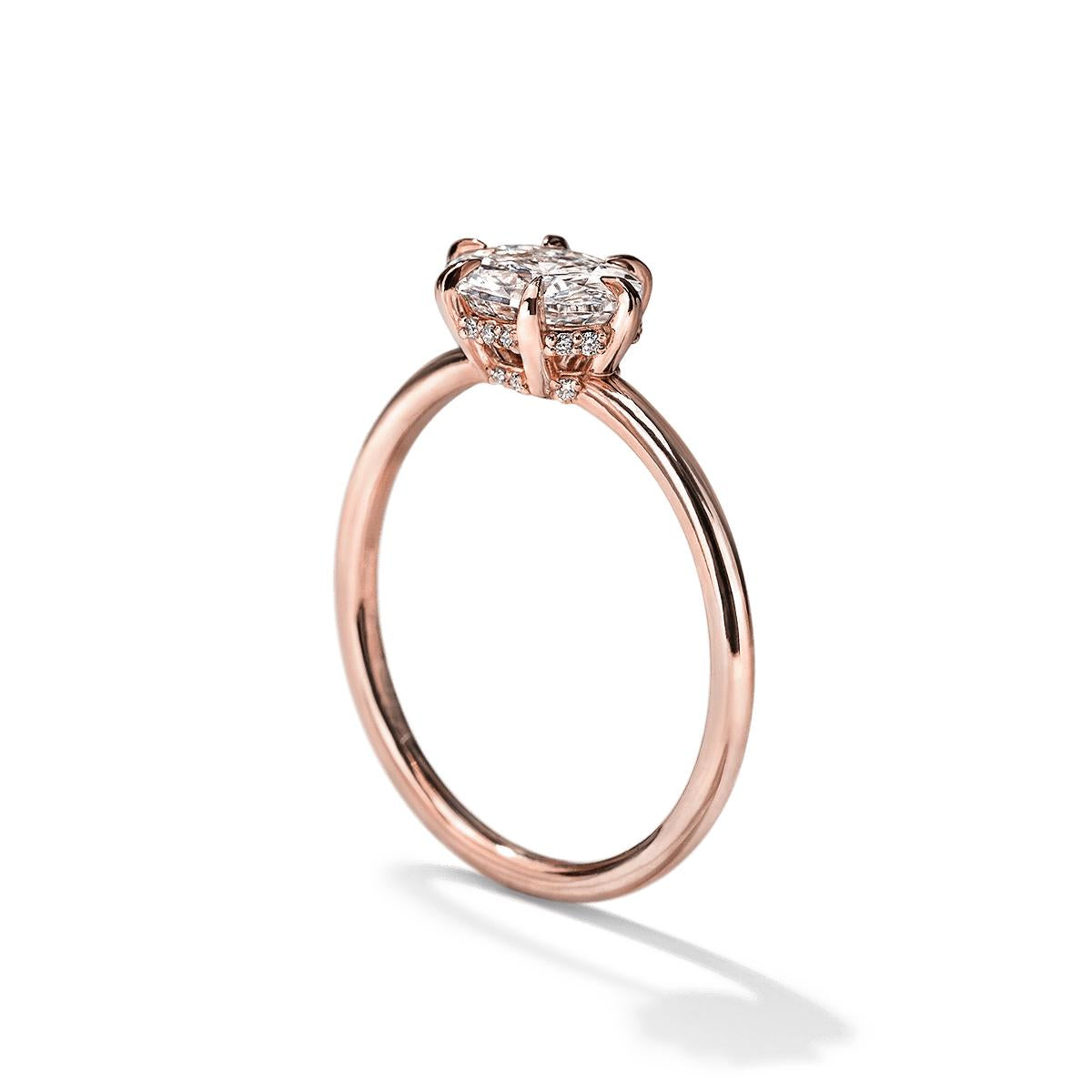 East-West Pixie Engagement Ring-Unbridaled Collective