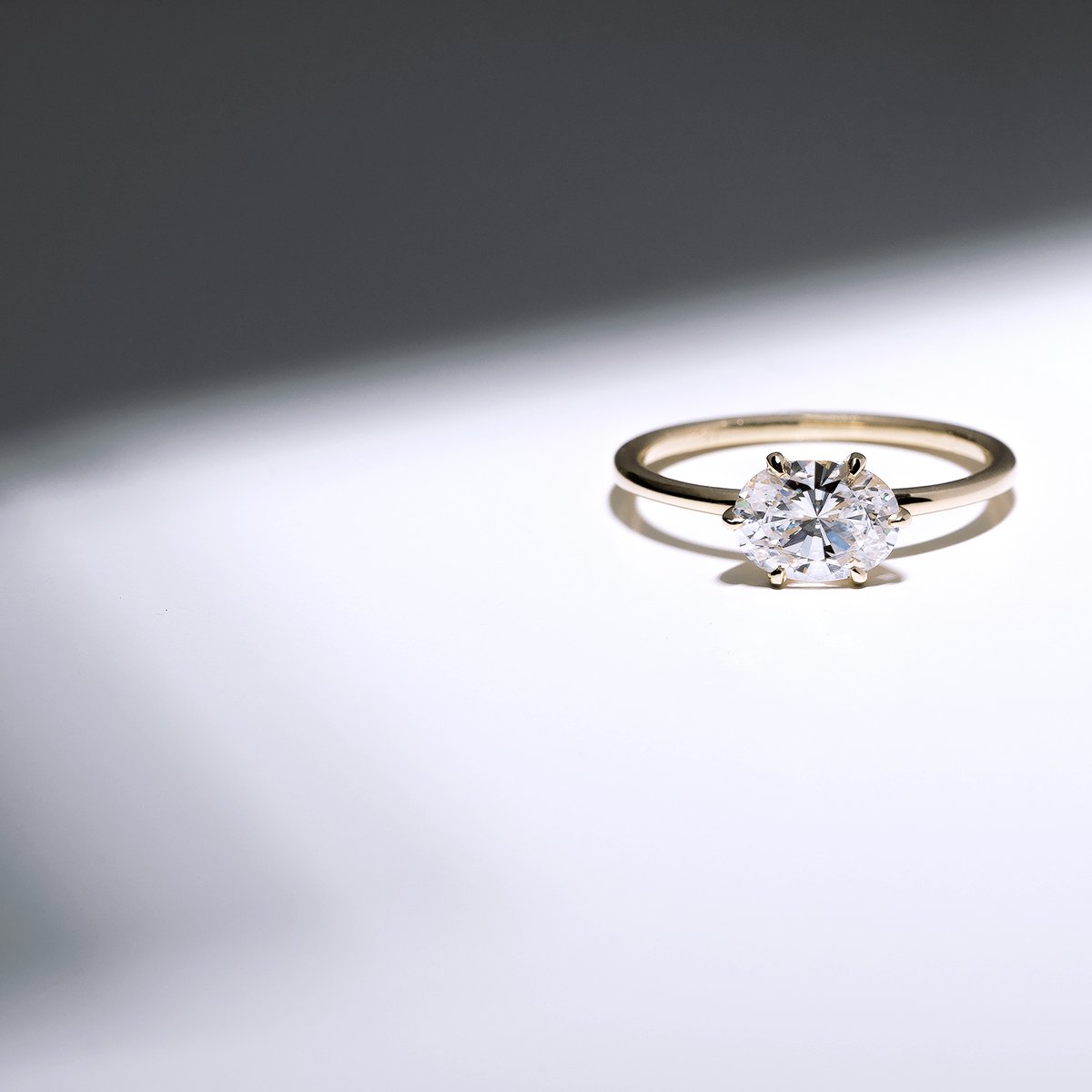 East-West Pixie Engagement Ring-Unbridaled Collective