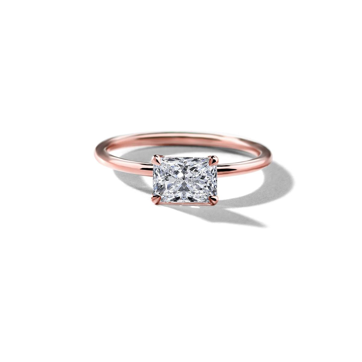 East-West Pixie Engagement Ring-Unbridaled Collective